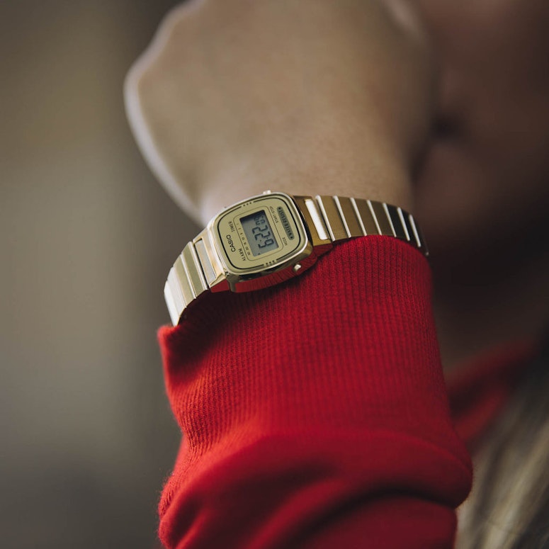 Casio Ladies LA670WGA Digital Gold
