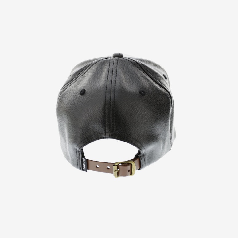 Carre Patriot Leather Strapback Black