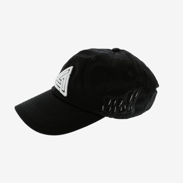 Black Pyramid Monster Teeth Dad Hat Black