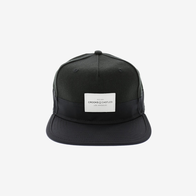 Crooks & Castles Crooks Split Snapback Black