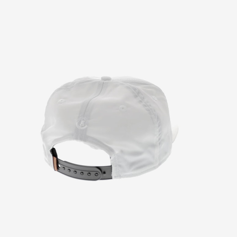Crooks & Castles Logo Snapback White