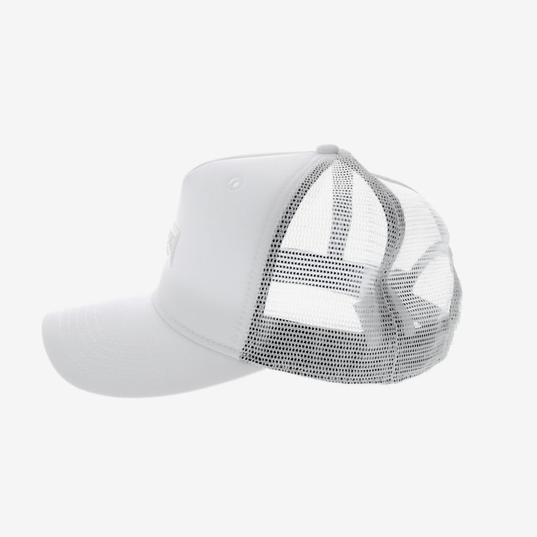 Crooks & Castles Mesh Logo Snapback White