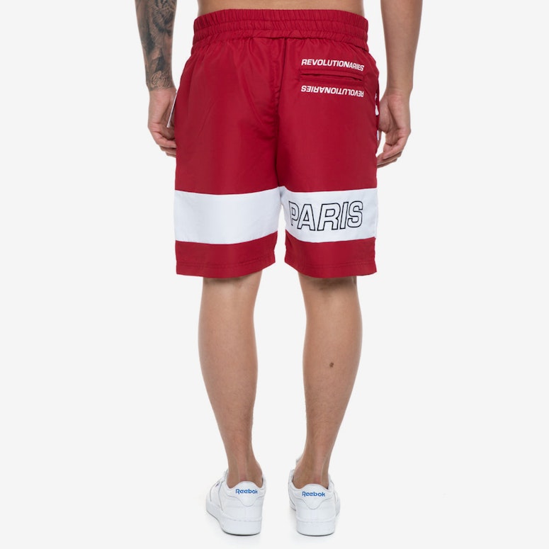 Carré Rue Track Short Crimson/White