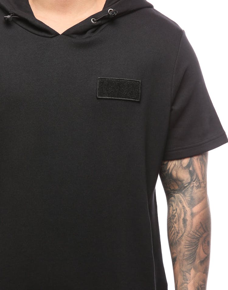 Carré Tactique SS Hoodie Black/Black