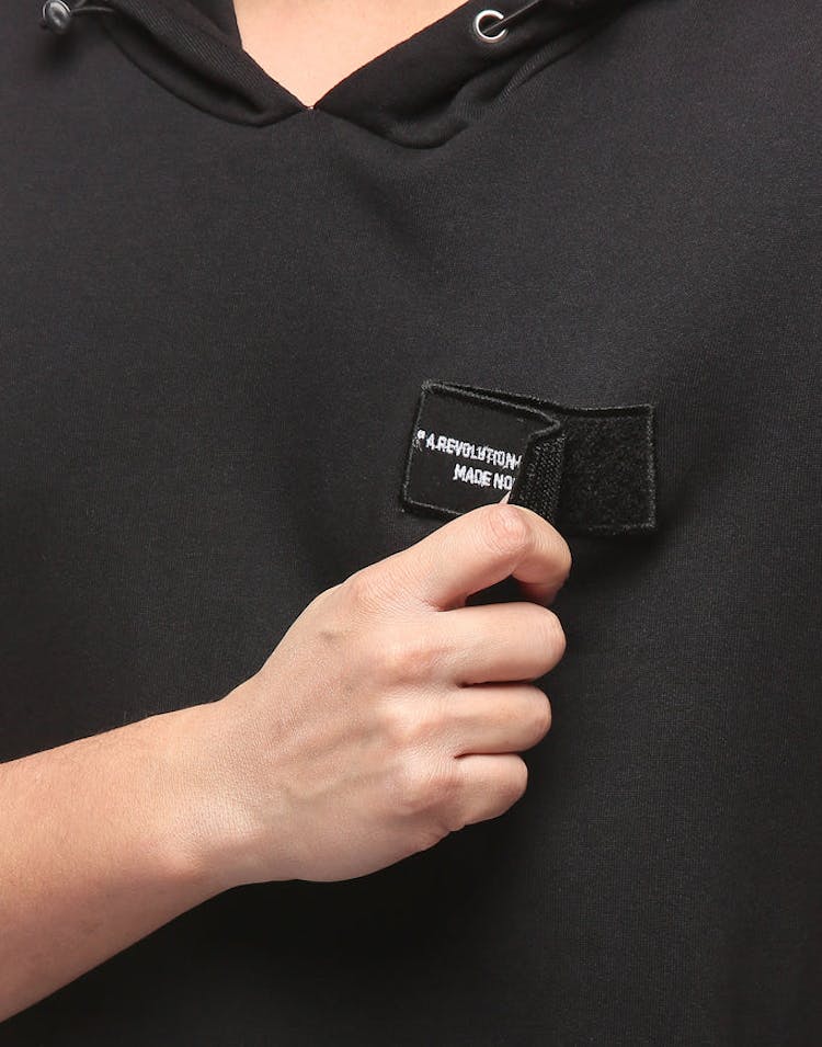 Carré Tactique SS Hoodie Black/Black