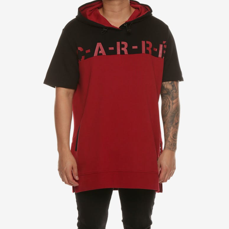 Carré Bataille Hoodie Crimson/Black