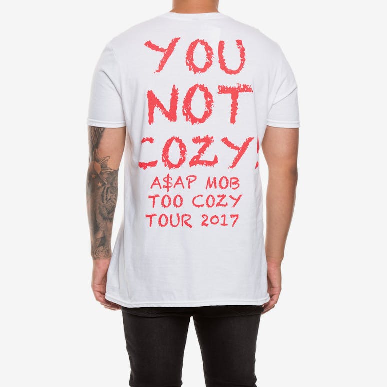 A$AP Mob Attitude Graphic S/S Tee White