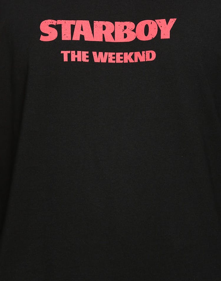 The Weeknd Starboy Symbol Long Sleeve Tee Black