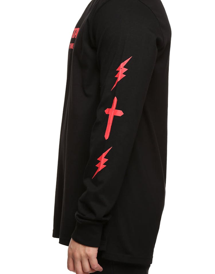 The Weeknd Starboy Symbol Long Sleeve Tee Black