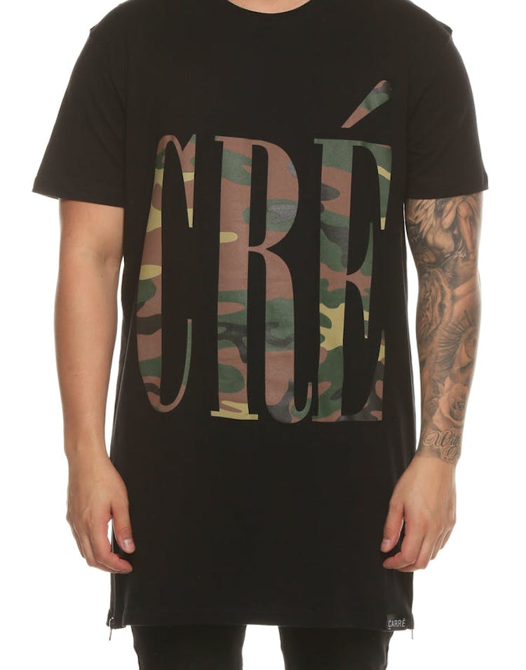 Carré Dr C.R. Capone SS Tee Black/Camo