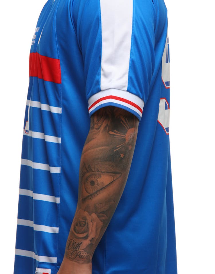 Carré Victor Football Jersey Blue