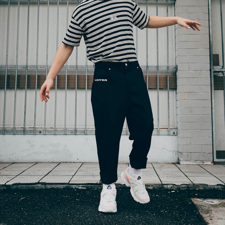 Loiter NYC Tatics Cropped Trousers Black