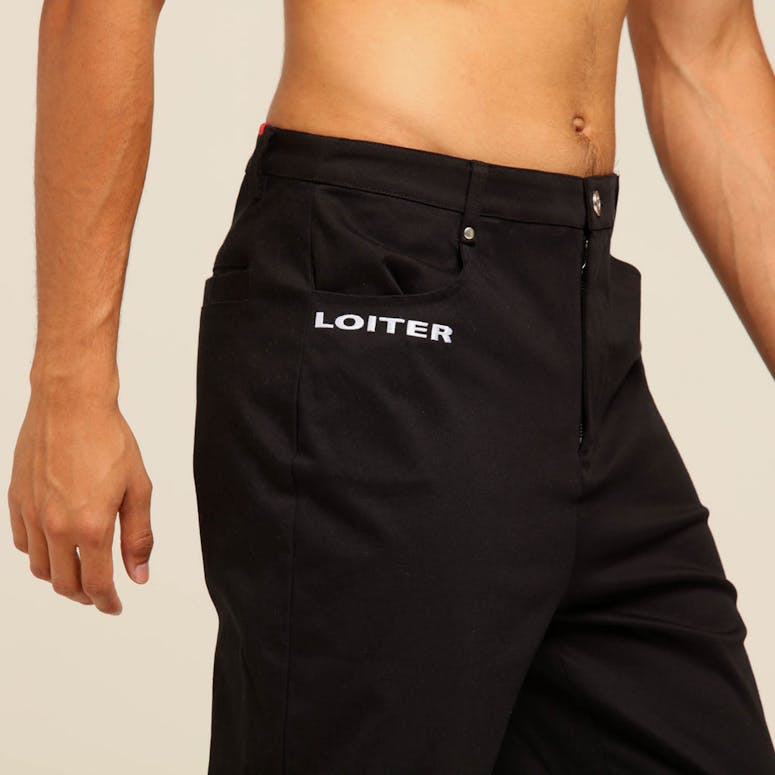 Loiter NYC Tatics Cropped Trousers Black