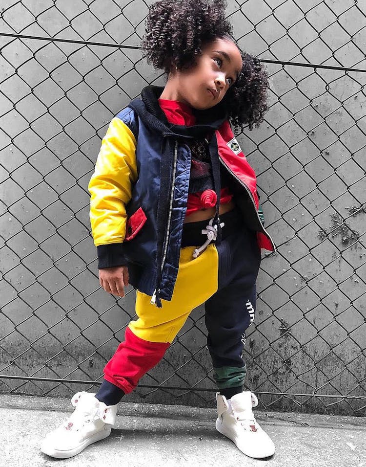 Lil Hommé LH Couleur Bomber Jacket Multi-Coloured