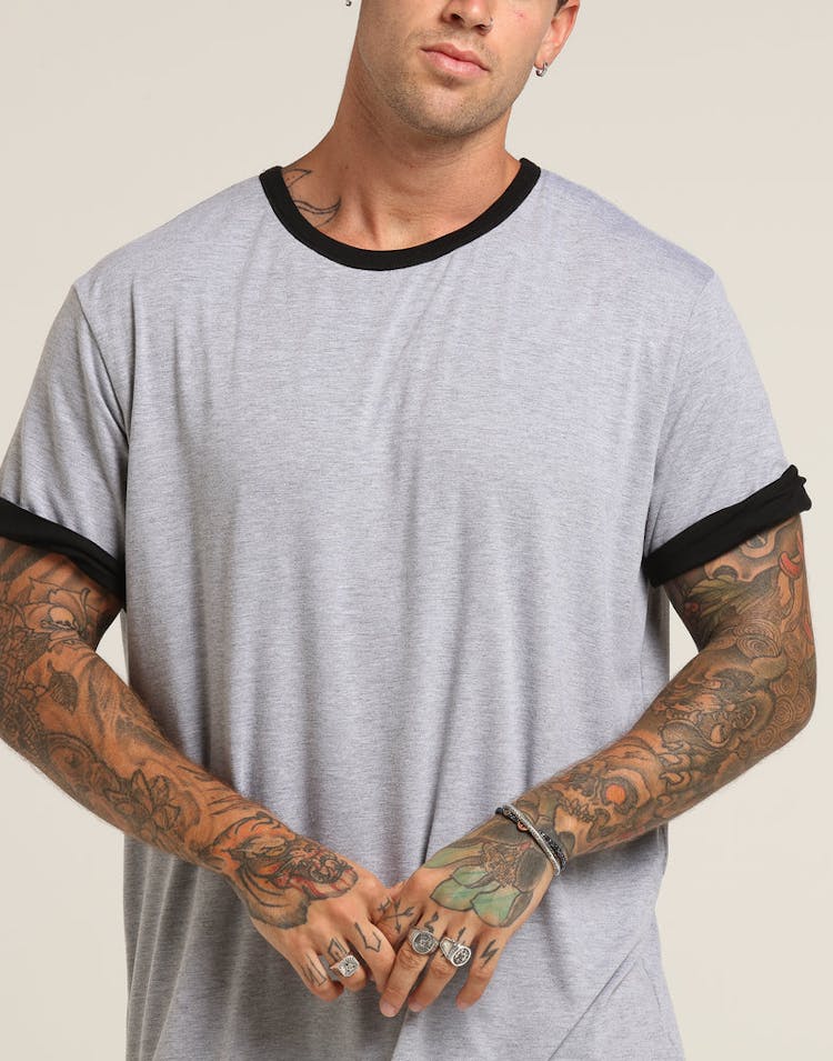 District Goods Ancient Reversible Tee Black/Grey