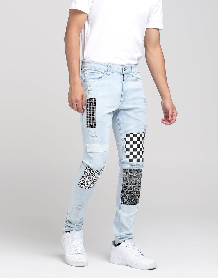 New Slaves Square Space Jeans Light Blue