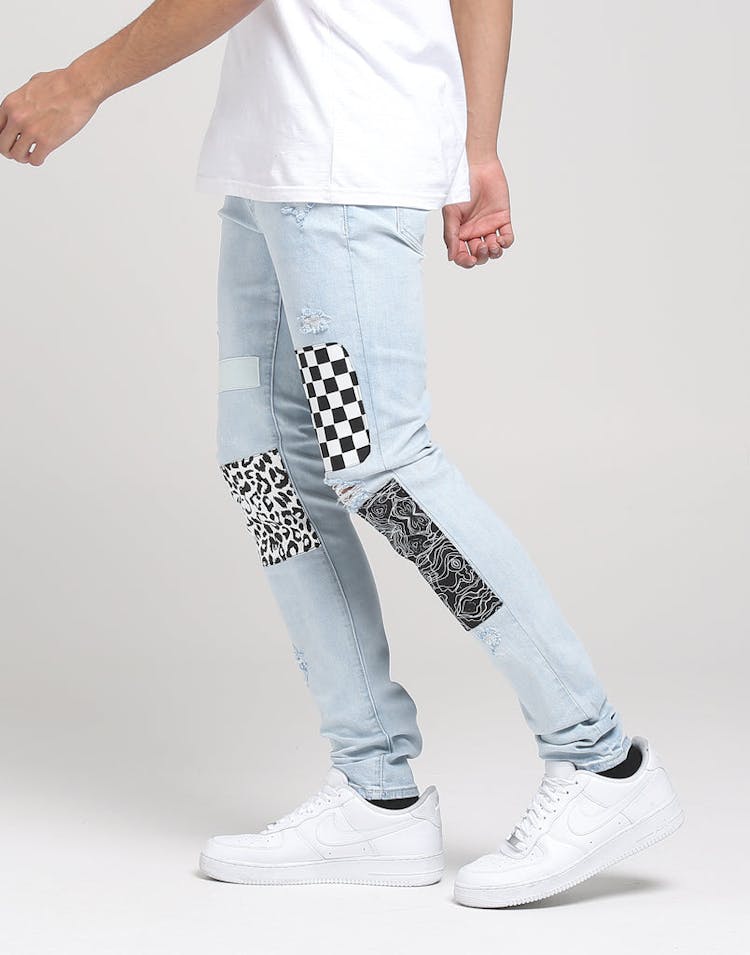 New Slaves Square Space Jeans Light Blue