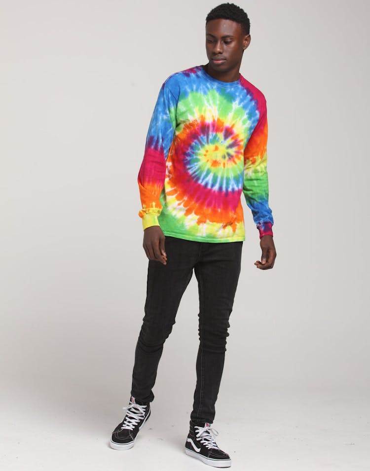Tie Dye USA Moondance LS T-Shirt Multi Tie Dye