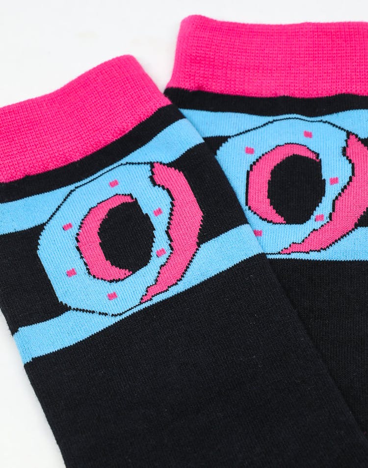 Odd Future Donut Logo Sock Black