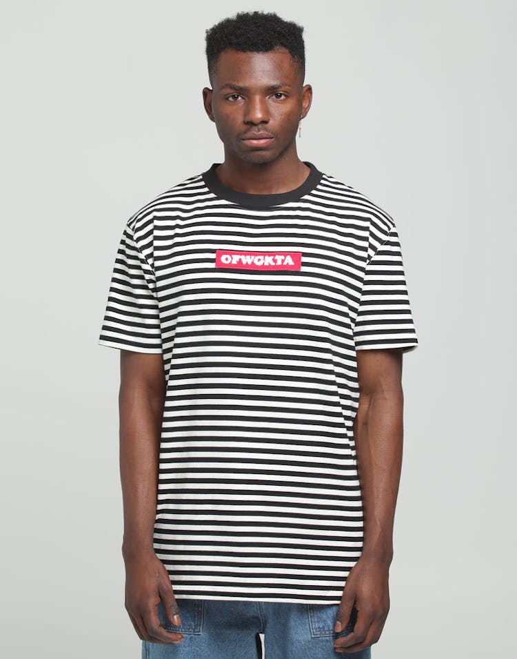Odd Future OFWGKTA Stripe Tee Black/White