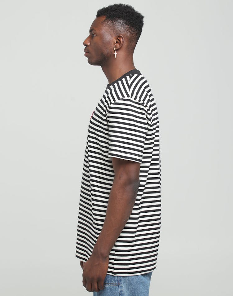 Odd Future OFWGKTA Stripe Tee Black/White