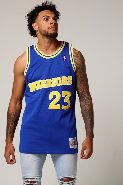 Mitchell & Ness Golden State Warriors Mitch Richmond #23 NBA Jersey Royal