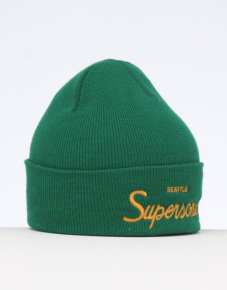 Mitchell & Ness Seattle Supersonics Special Script Knit Green