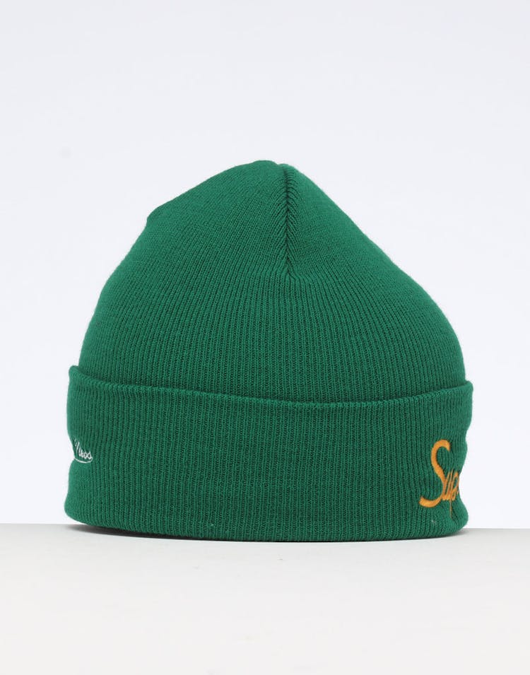 Mitchell & Ness Seattle Supersonics Special Script Knit Green