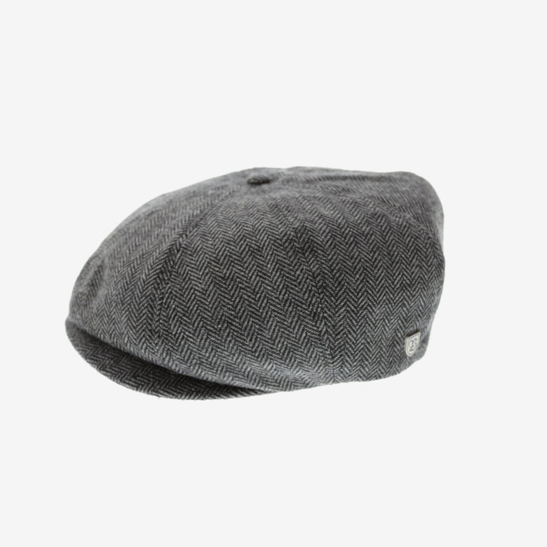 Brixton Brood Snap Cap Grey/black
