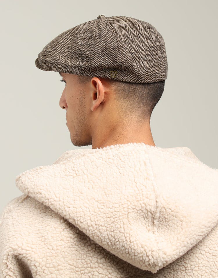 Brixton Brood Snap Cap Brown/Khaki