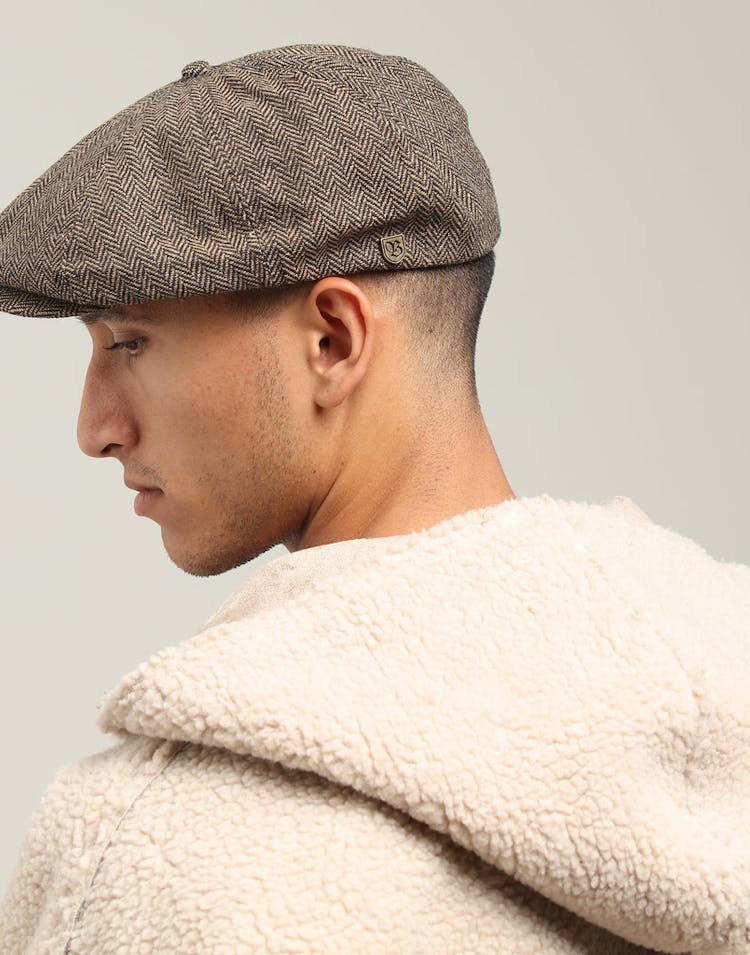Brixton Brood Snap Cap Brown/Khaki