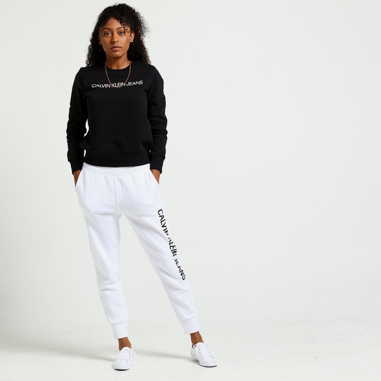 Calvin Klein Women's Institutional Sweatpant White