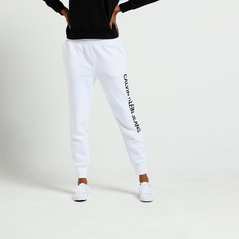 Calvin Klein Women's Institutional Sweatpant White