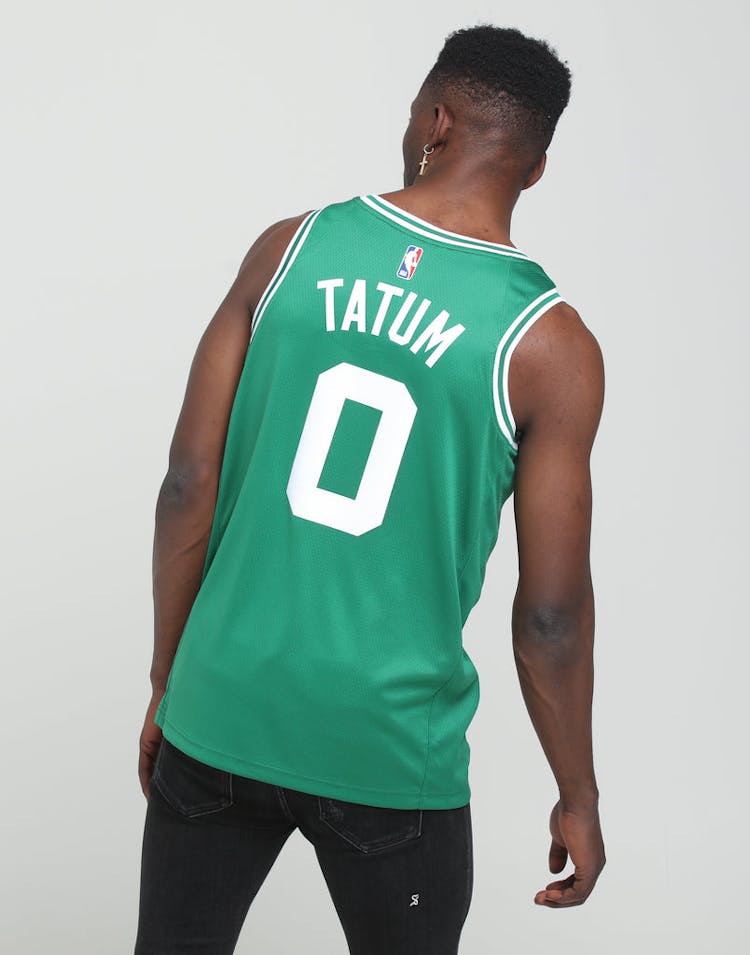 Nike Boston Celtics Jason Tatum #0 Icon Edition NBA Swingman Clover