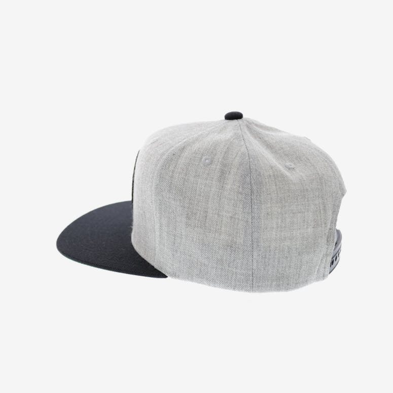 Brixton Wheeler Snapback Heather Grey/black