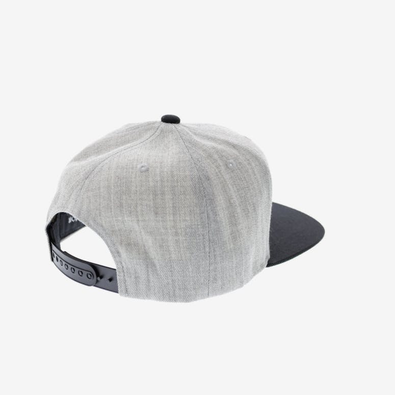 Brixton Wheeler Snapback Heather Grey/black