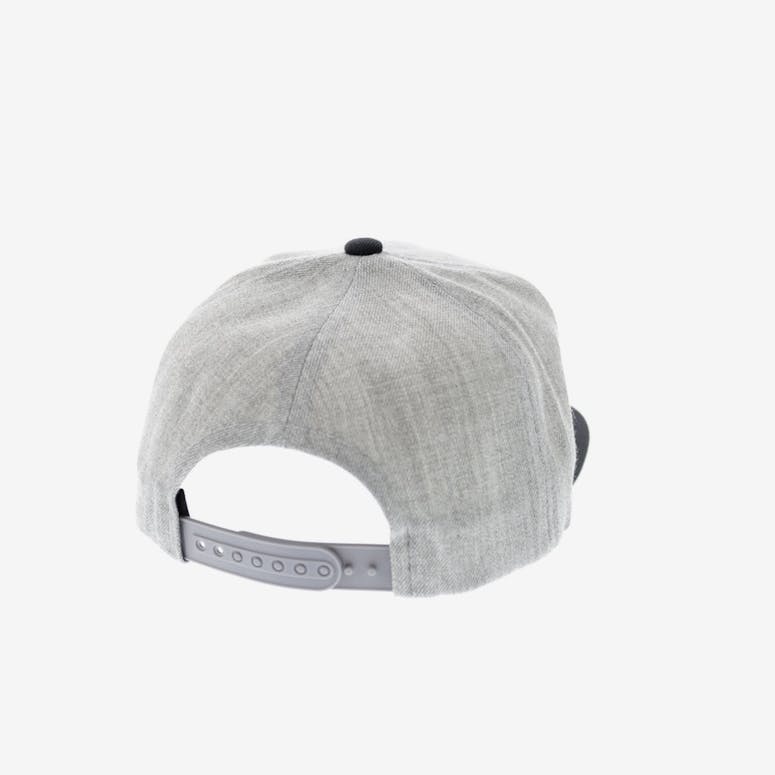 Brixton Gaston Snapback Heather Grey/black