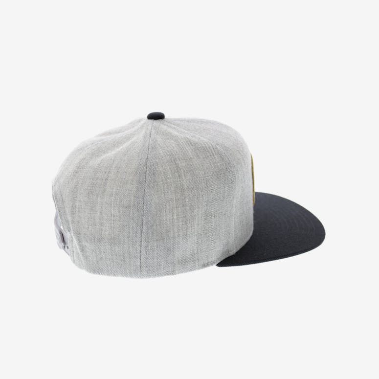 Brixton Gaston Snapback Heather Grey/black