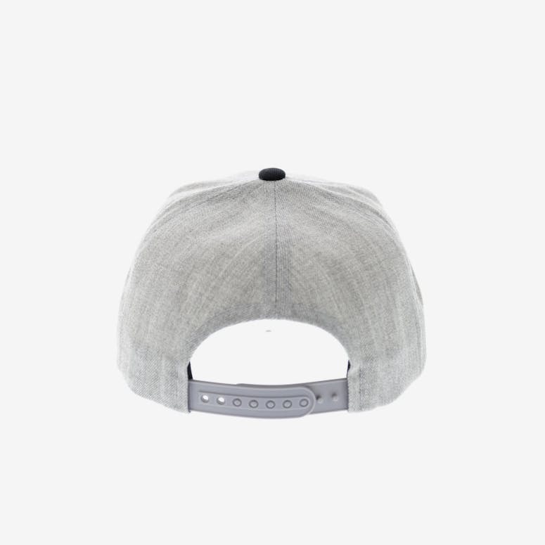Brixton Gaston Snapback Heather Grey/black