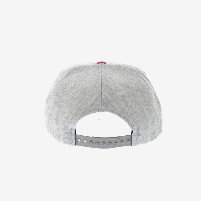 Brixton Cue Snapback Grey/burgundy