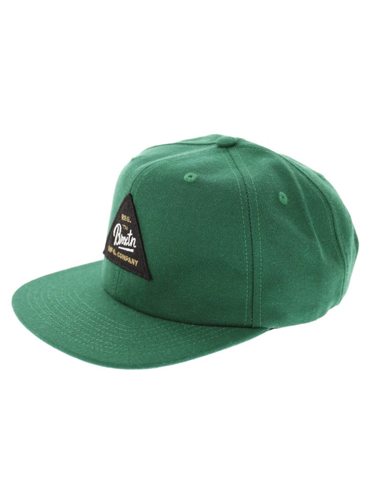 Brixton Cue Snapback Green