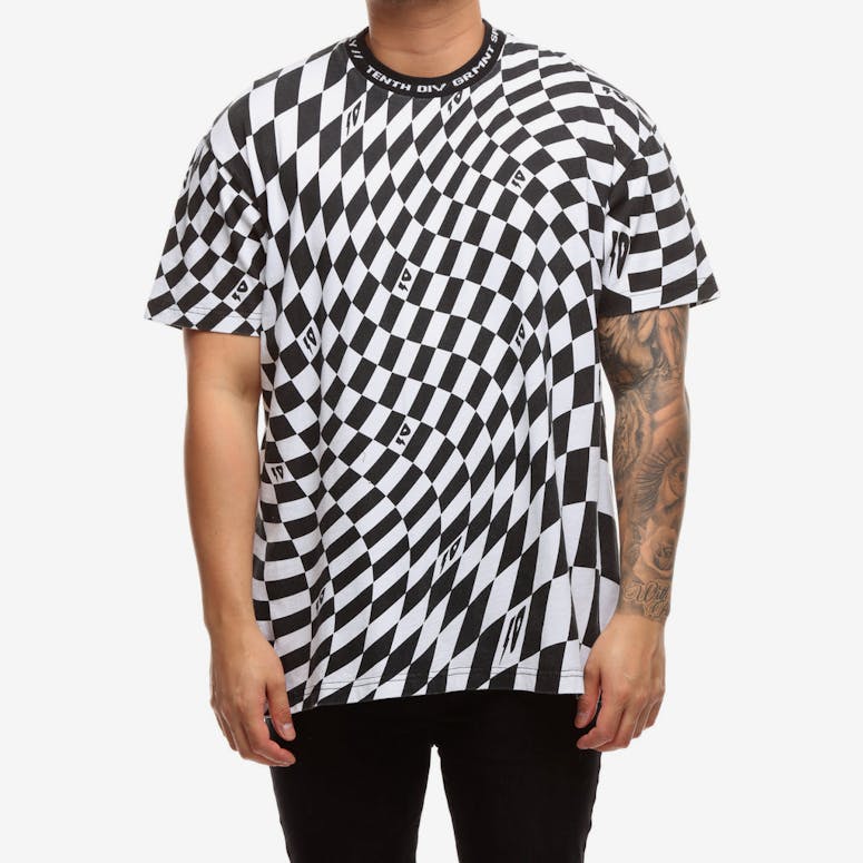 10 Deep Distortion Tee White