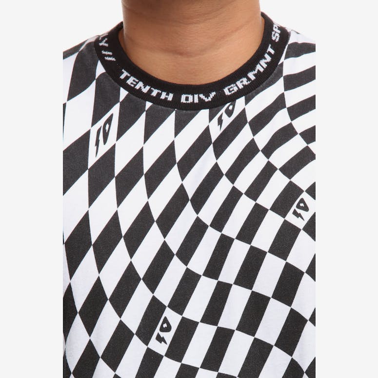 10 Deep Distortion Tee White