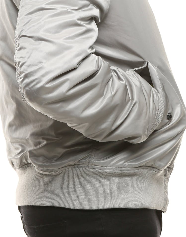 Alpha Industries MA-1 Slim Fit Flight Jacket Silver