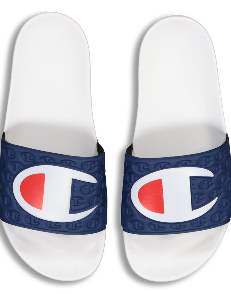 Champion Multi-Lido Slide White/Navy