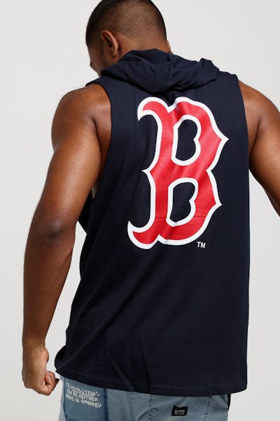 Majestic Athletic Boston Red Sox Vincennes Muscle Hood Navy