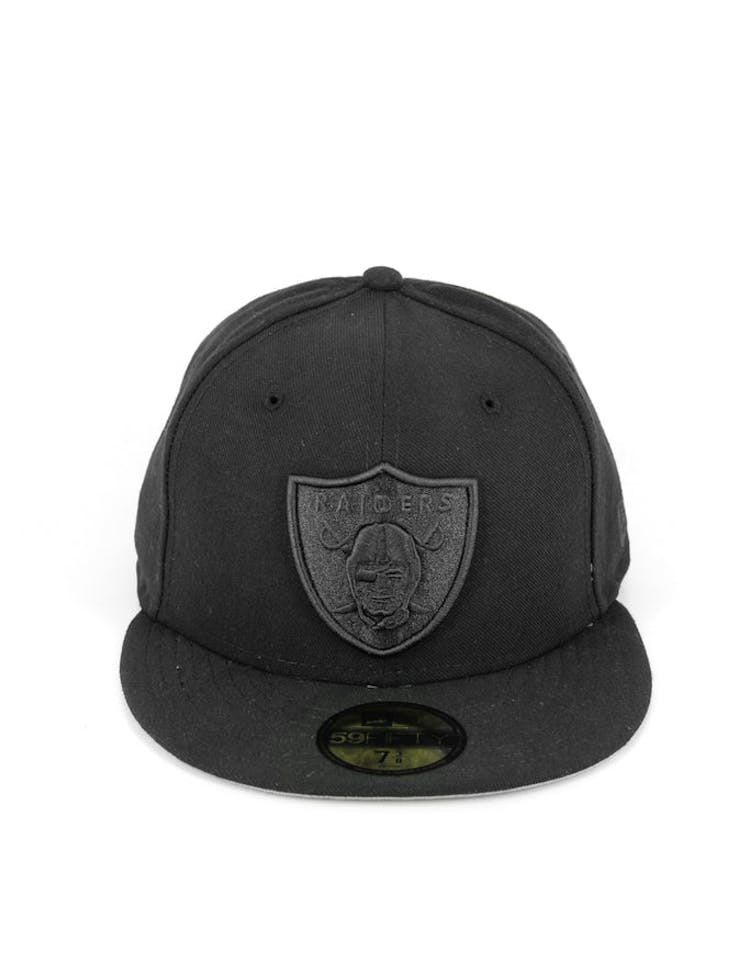 Raiders Fashion Fitted Black/black