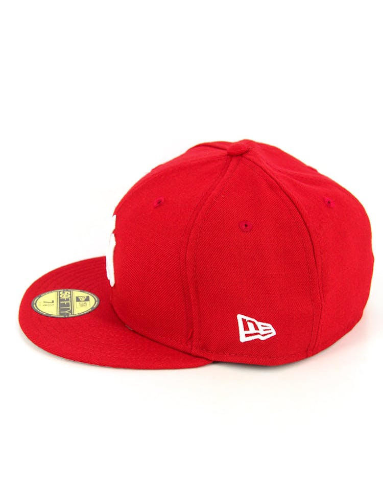 Dodgers Fashion Fitted Scarlet/white/g