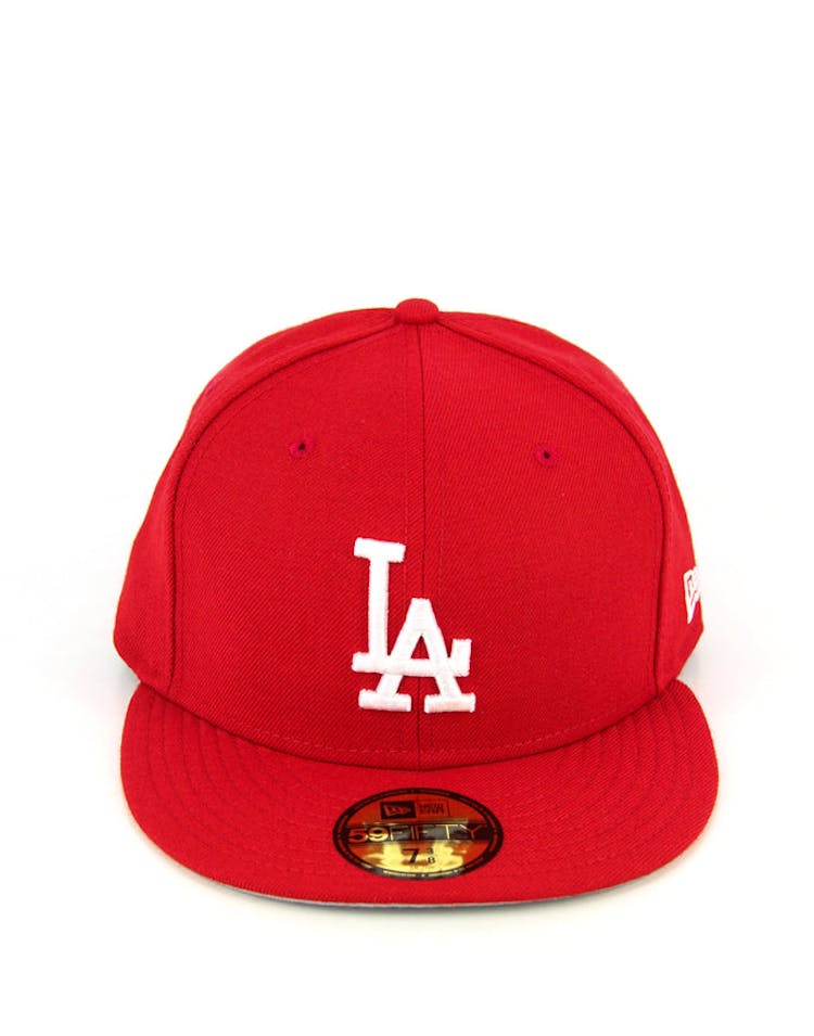 Dodgers Fashion Fitted Scarlet/white/g
