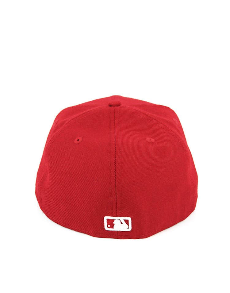 Yankees Fashion Fitted Scarlet/white